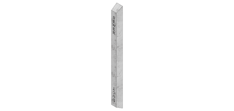 CG311C — Indicator Post (Sewer) render