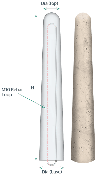Bollards — Elite Precast Concrete