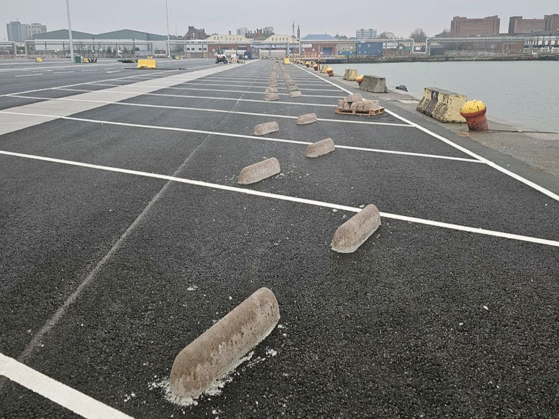 HGV Wheel Stops — Elite Precast Concrete