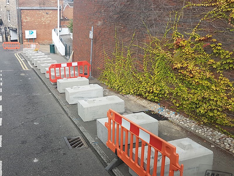 No Dig Fence Hoarding — Elite Precast Concrete
