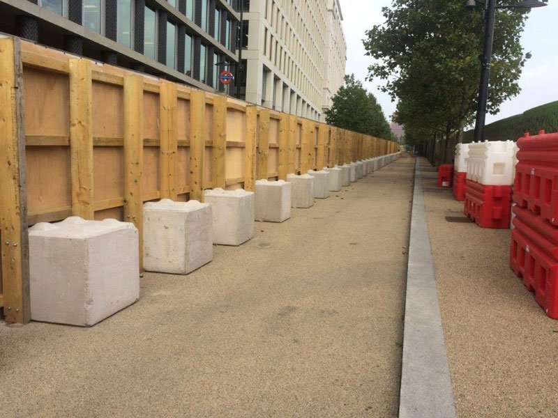 No Dig Fence Hoarding — Elite Precast Concrete