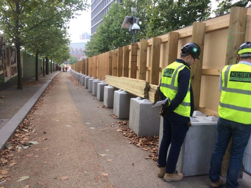 No Dig Fence Hoarding — Elite Precast Concrete