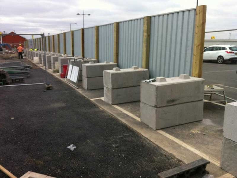 No Dig Fence Hoarding — Elite Precast Concrete