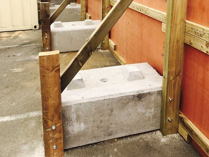 No Dig Fence Hoarding — Elite Precast Concrete