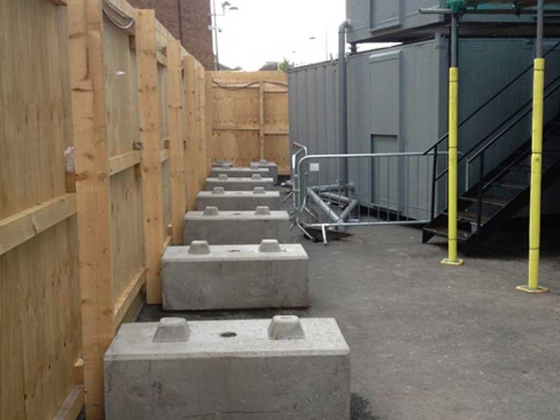 No Dig Fence Hoarding — Elite Precast Concrete