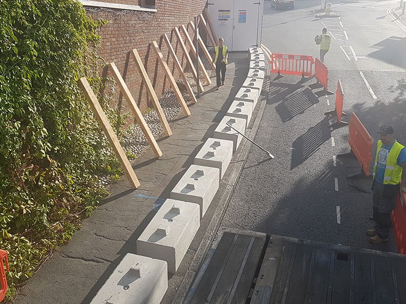 No Dig Fence Hoarding — Elite Precast Concrete
