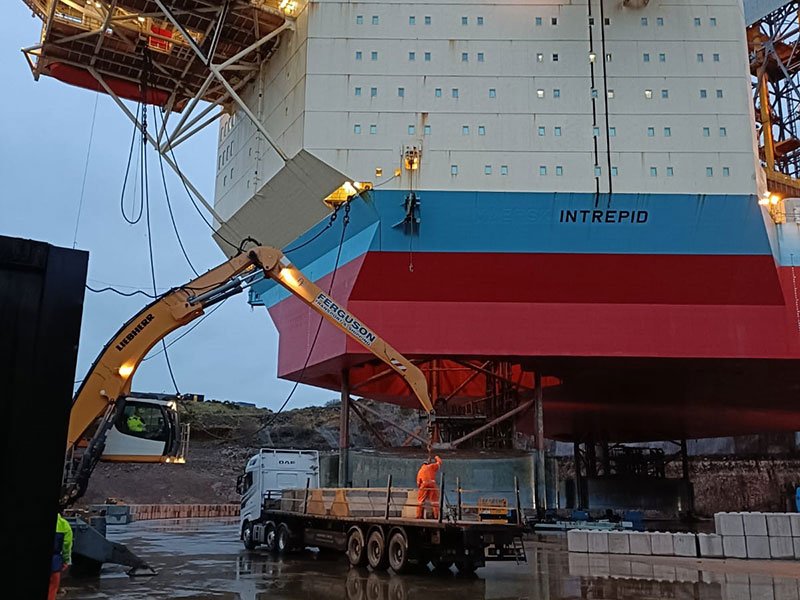 Oil Rig Decommissioning — Elite Precast Concrete