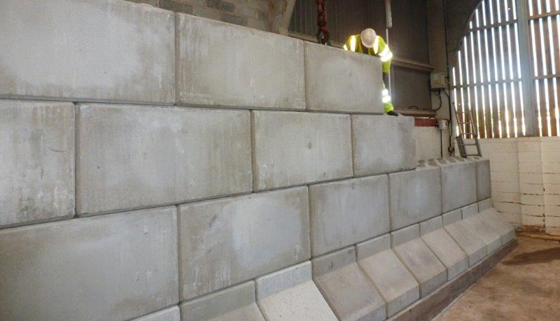 Salt Barn Installation — Elite Precast Concrete