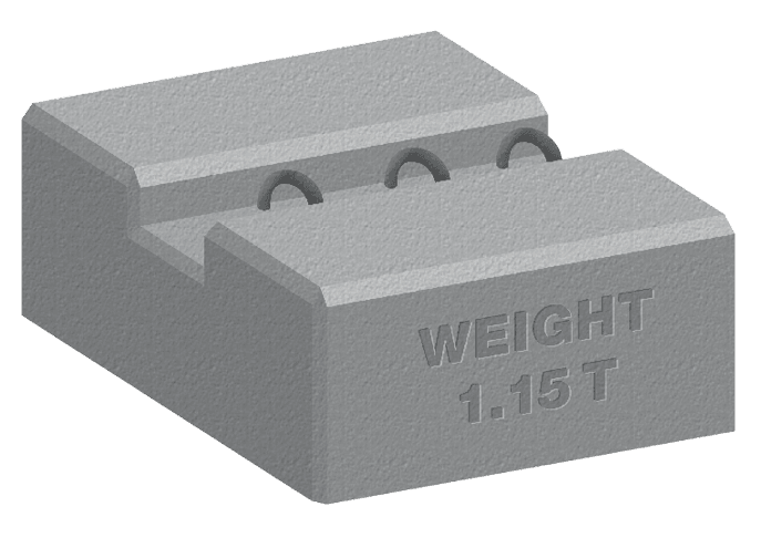 Why Choose Scaffold Blocks (Kentledge Scaffold Block)?