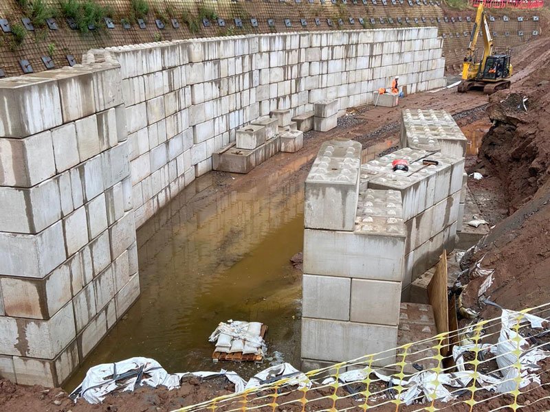Weir Installations — Elite Precast Concrete