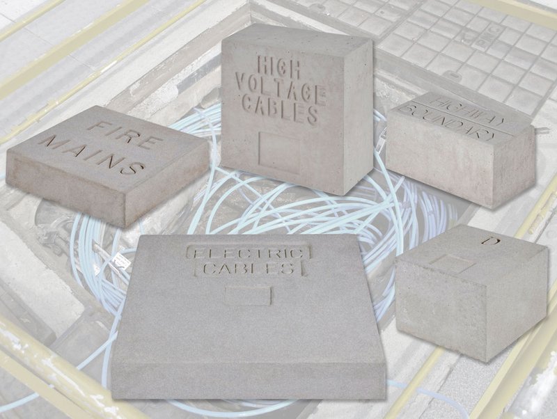 How marker blocks help to keep utility workers safe on site